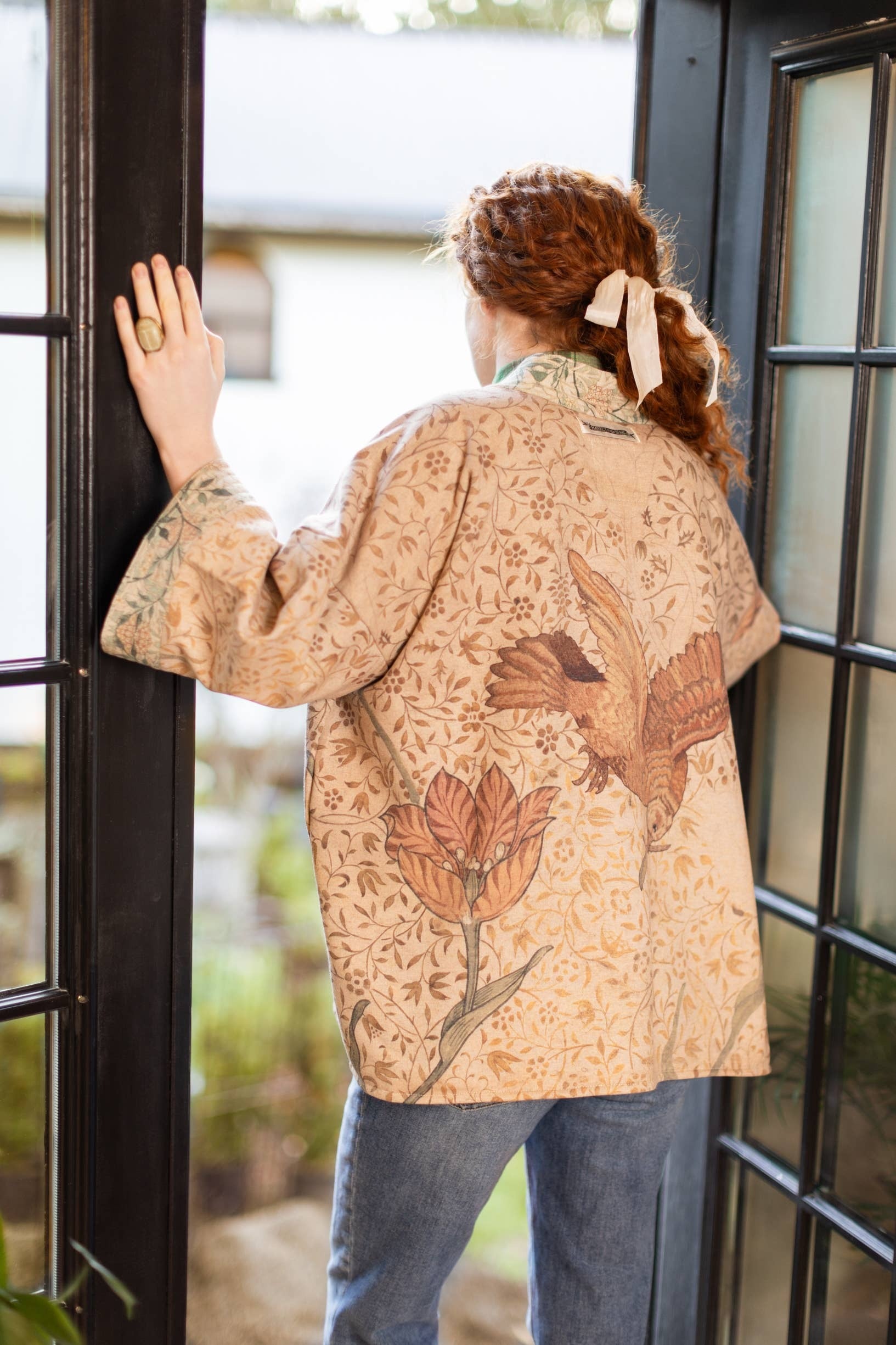 Fleece kimono jacket new arrivals